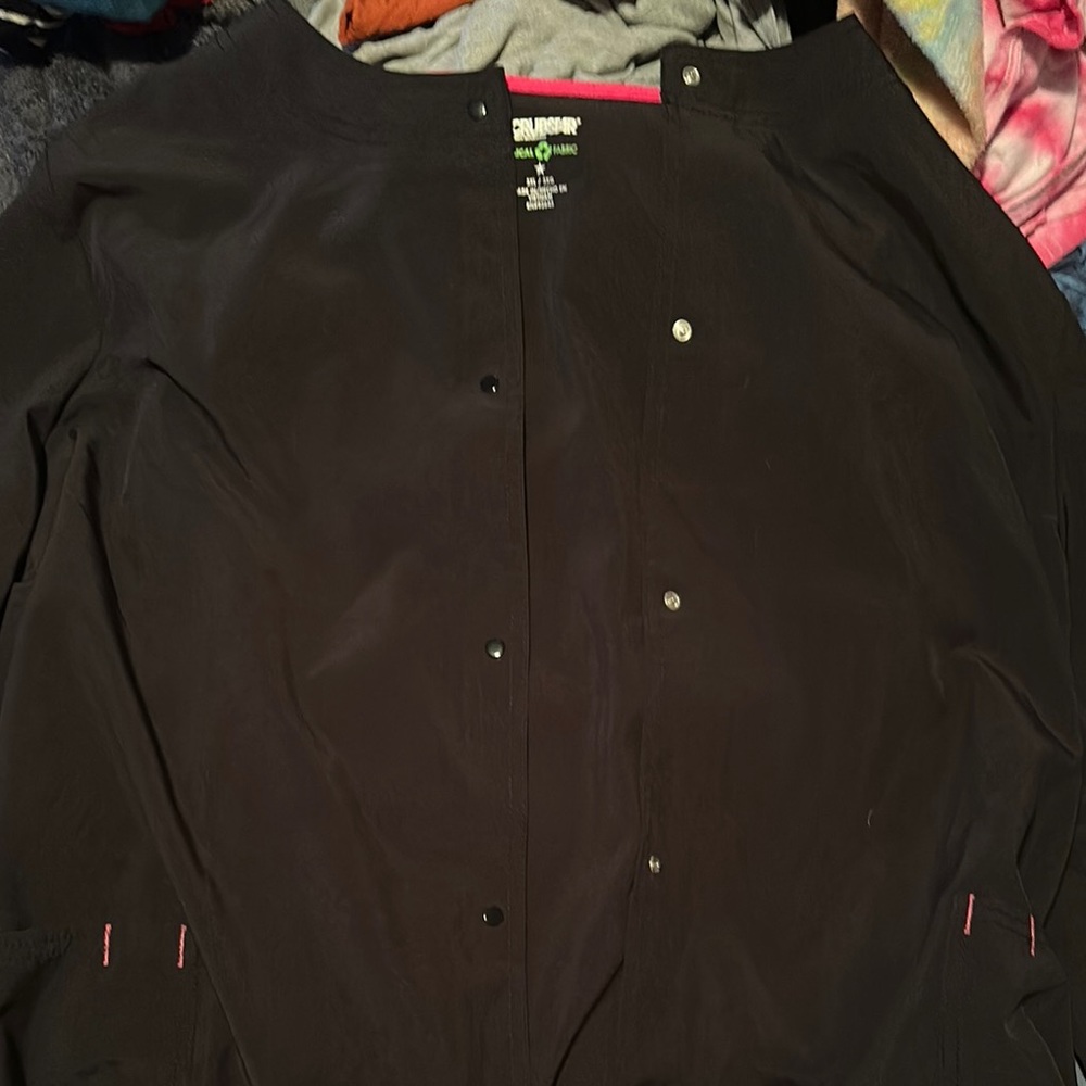 Black Scrub Jacket